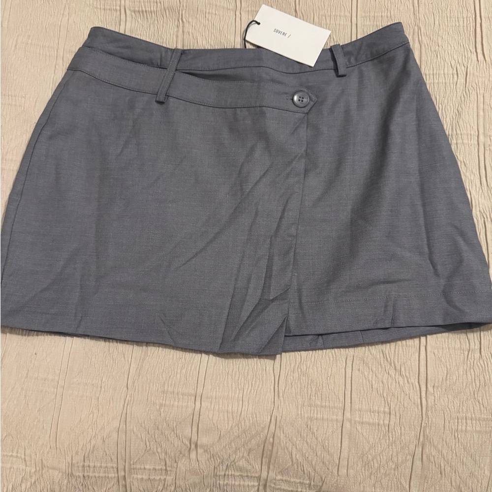 Elegant Gray Women's Skort